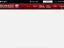 Tablet Screenshot of homagejewellery.com.au